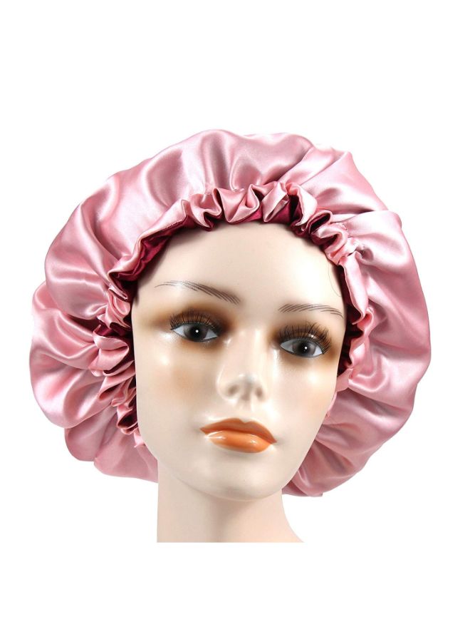 Dehman Reversible Double Layered Hair Bonnet Pink - Image 2