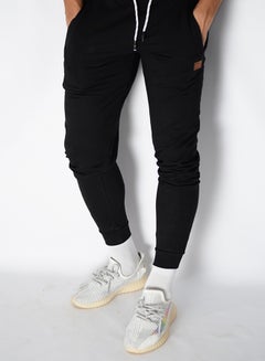 Cotton Casual Sweatpants Black