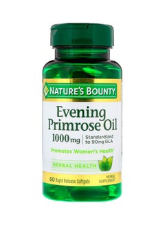 Evening Primrose Oil Herbal Supplement 60 Rapid Softgels 1,000 mg - v1578557052/N32925293A_1