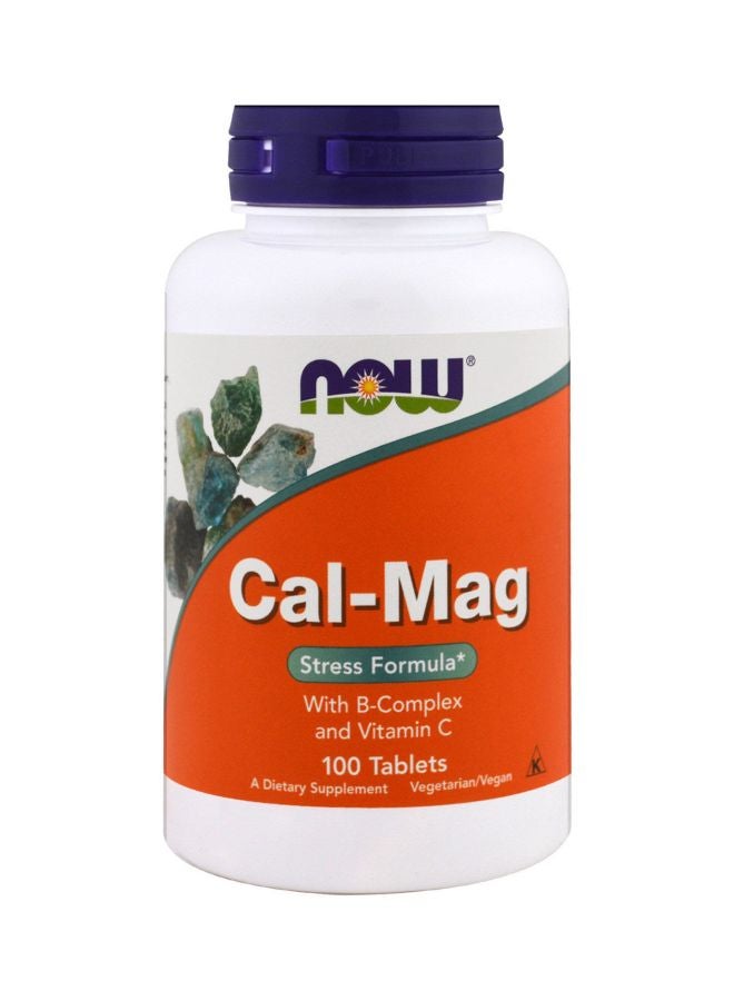 Now Foods Cal-Mag Dietary Supplement -100 Tablets 