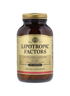 Lipotropic Factors Dietary Suplement - 100 Tablets