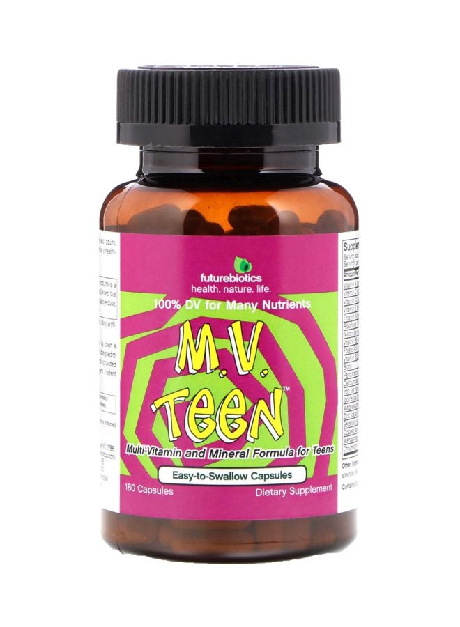 فيوتشر بايوتكس مكمل غذائي إم في تين متعدد الفيتامينات والمعادن - 180 كبسولة