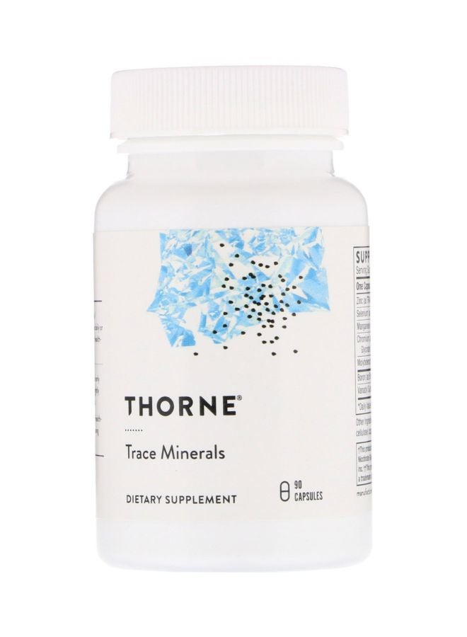 Trace Minerals Dietary Supplement - 90 Capsules