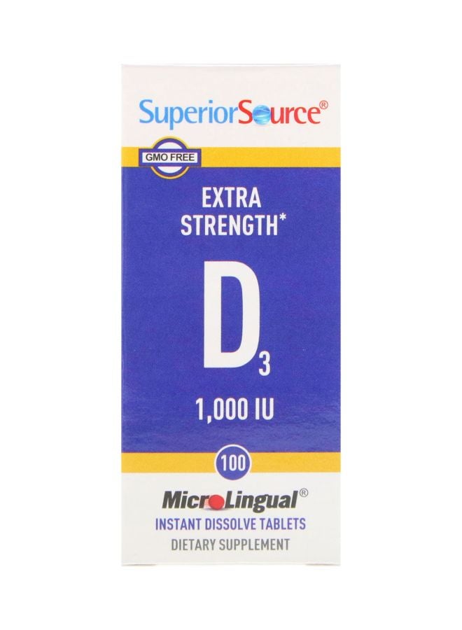 Superior Source Extra Strength D3 10000 IU Dietary Supplement