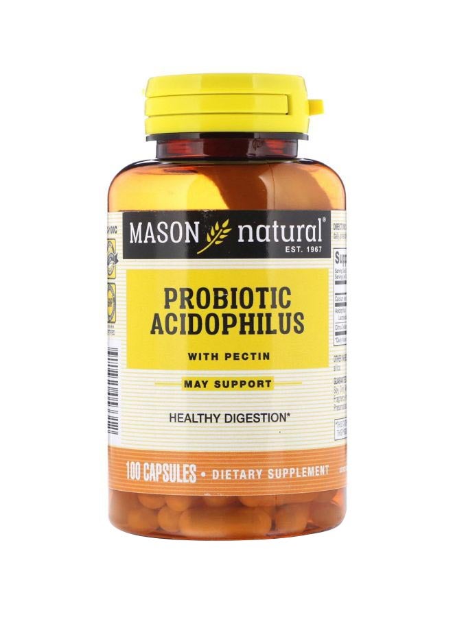 Mason Natural Probiotic Acidophilus With Pectin Dietary Supplement- 100 Capsules