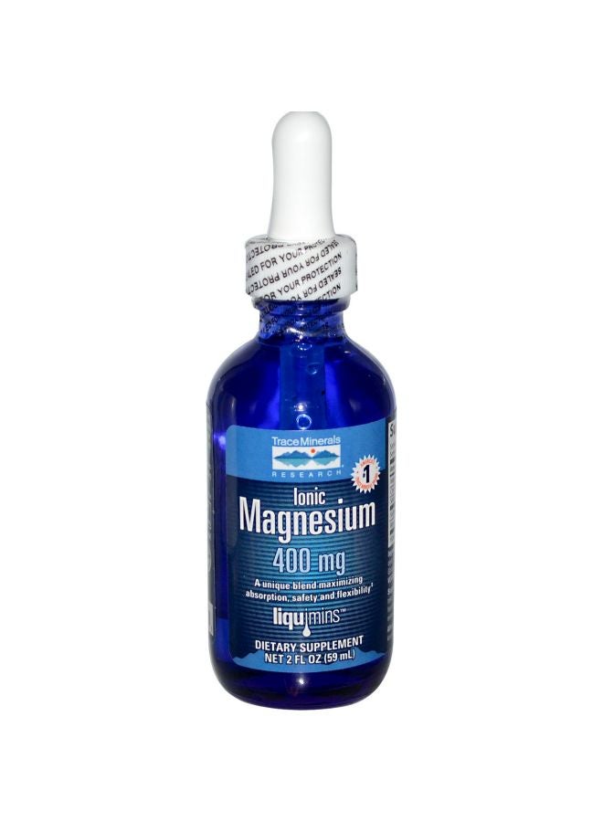 Trace Minerals Research Ionic Magnesium Liquid Supplement 400 Mg 