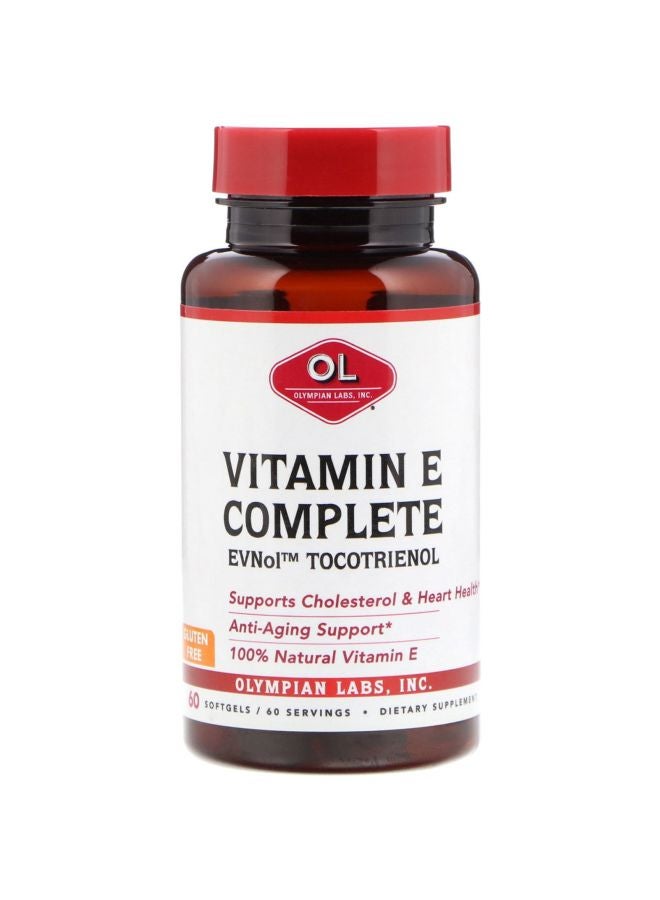 Olympian Labs Vitamin E Complete Dietary Supplement - 60 Softgels 