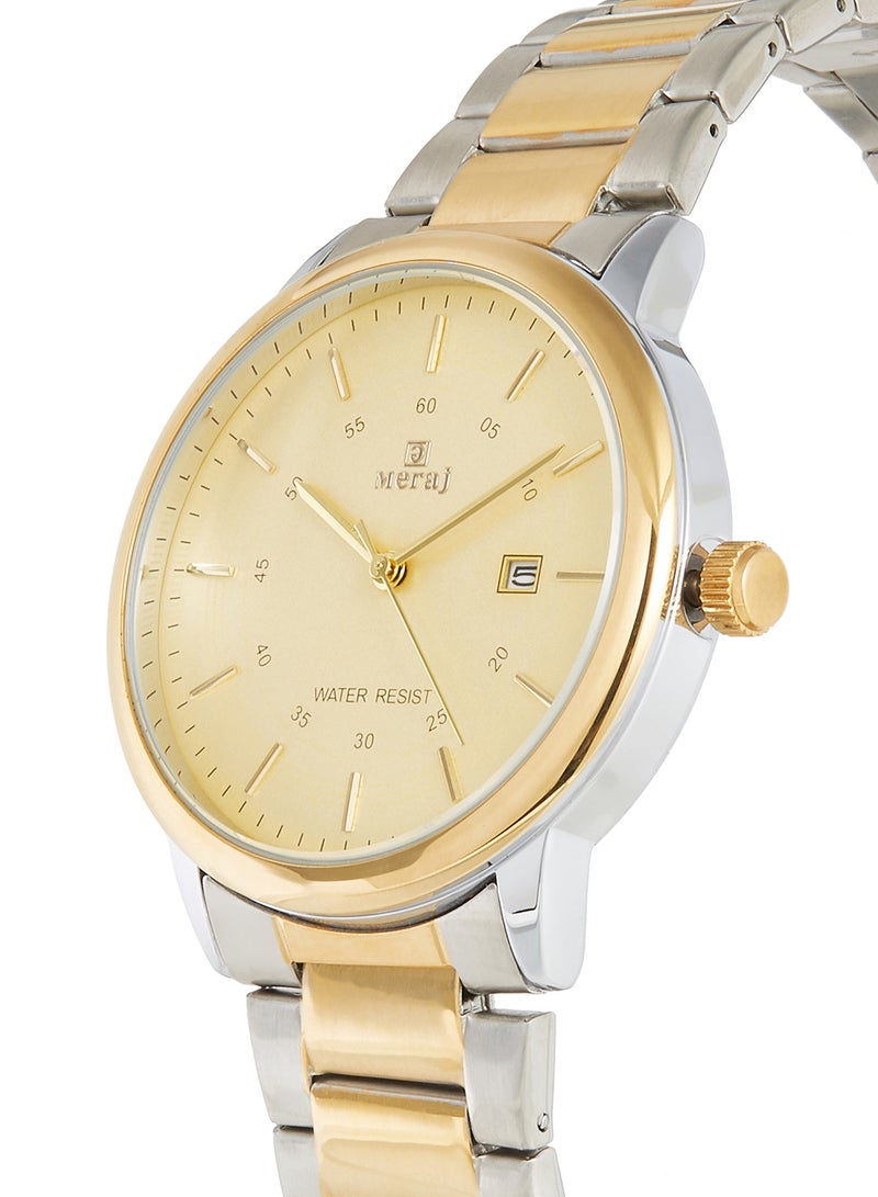 MERAJ men Metal Analog Wrist Watch 10037 - Image 2