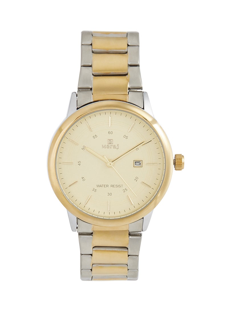 MERAJ men Metal Analog Wrist Watch 10037 - Image 1