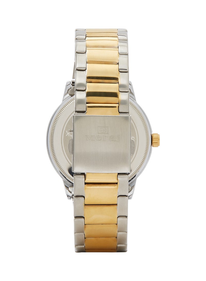 MERAJ men Metal Analog Wrist Watch 10037 - Image 3