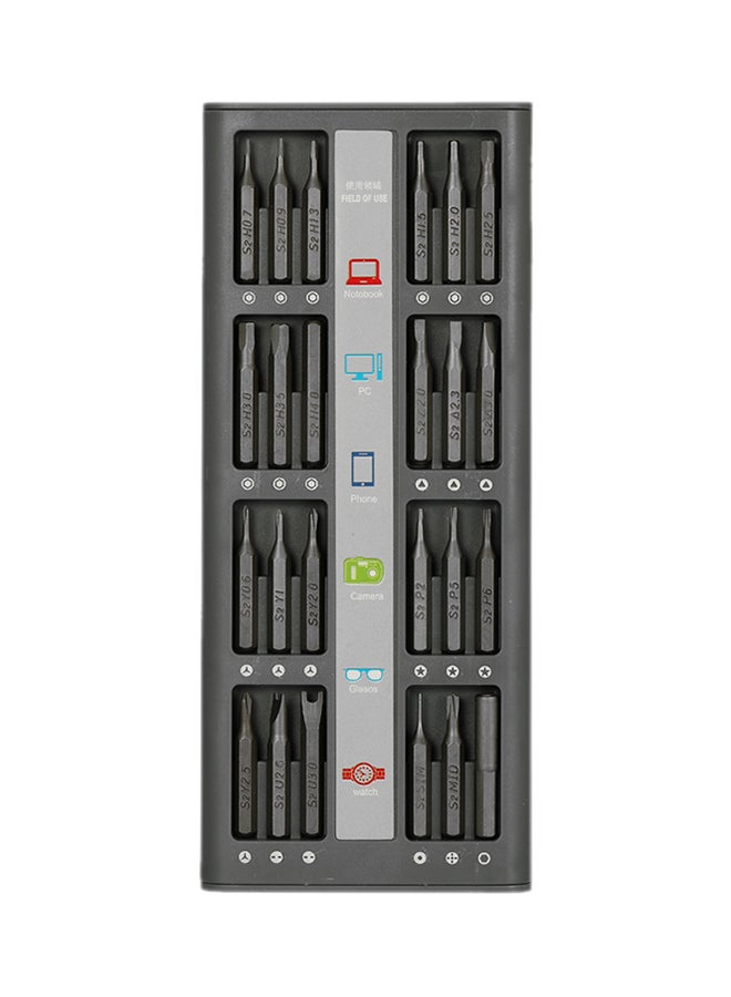 38-In-1 Mobile Phone Screen Opening Pliers Repair Tools Black/Blue 20 x 4 x 15cm