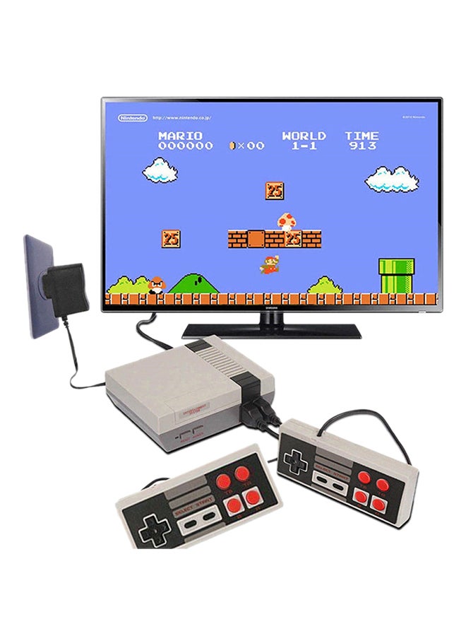 8-Bit Video Game Console With Built-In 620 Games - Retro Handheld Console
