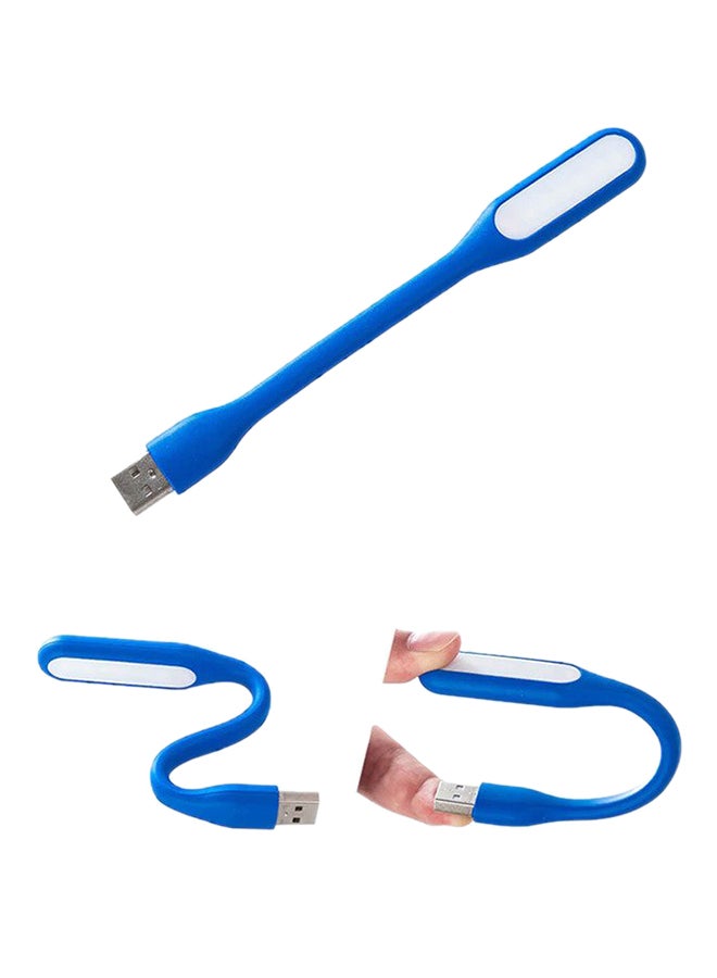 Beauenty Portable Mini USB LED Lamp Blue/White/Silver 17 x 1.8cm - Image 2