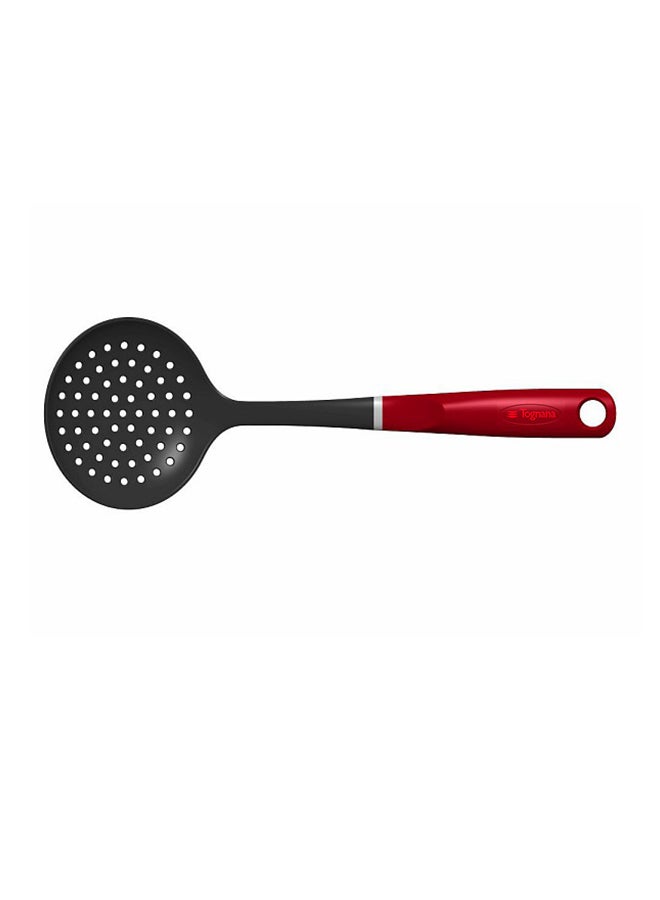 Scratch-Resistant Slotted Spoon Red/Black 28cm