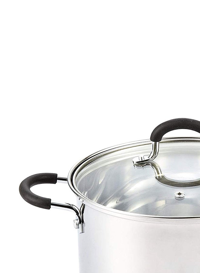 Stainless Steel Stockpot Silver 8.4x7.8x7.8inch - v1578566149/N26223871A_3