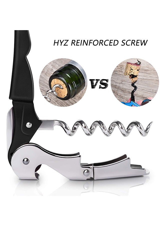 TWICHAN 3-Piece Waiter Corkscrew Black  - Image 4