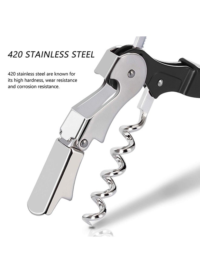 TWICHAN 3-Piece Waiter Corkscrew Black  - Image 3