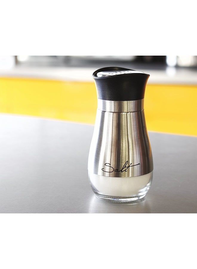 Juvale 2-Piece Salt And Pepper Shakers Set Silver/Black 4 x 6 x 2inch - Image 4
