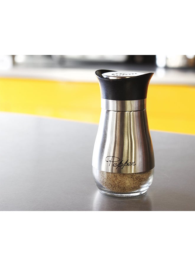 Juvale 2-Piece Salt And Pepper Shakers Set Silver/Black 4 x 6 x 2inch - Image 5