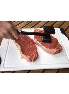 Checkered Chef Checkered Meat Tenderizer Black  - Image 3