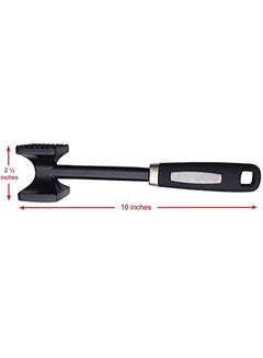 Checkered Chef Checkered Meat Tenderizer Black  - Image 2