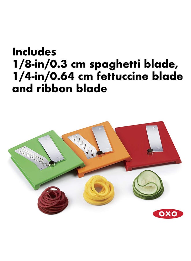 OXO Good Grips Triple Blade Tabletop Spiralizer White 200grams - Image 4