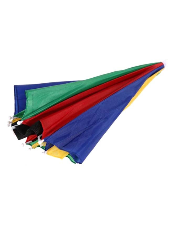 Foldable Fishing Hat Headwear Umbrella Multicolour - Image 1