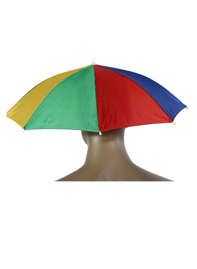 Foldable Fishing Hat Headwear Umbrella Multicolour - Image 4