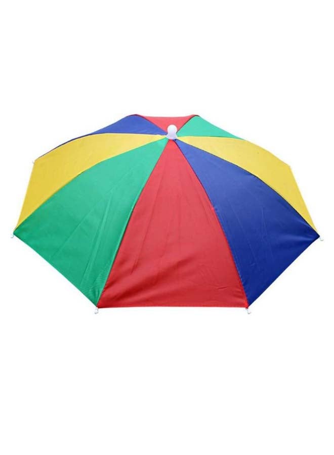 Foldable Fishing Hat Headwear Umbrella Multicolour - Image 3