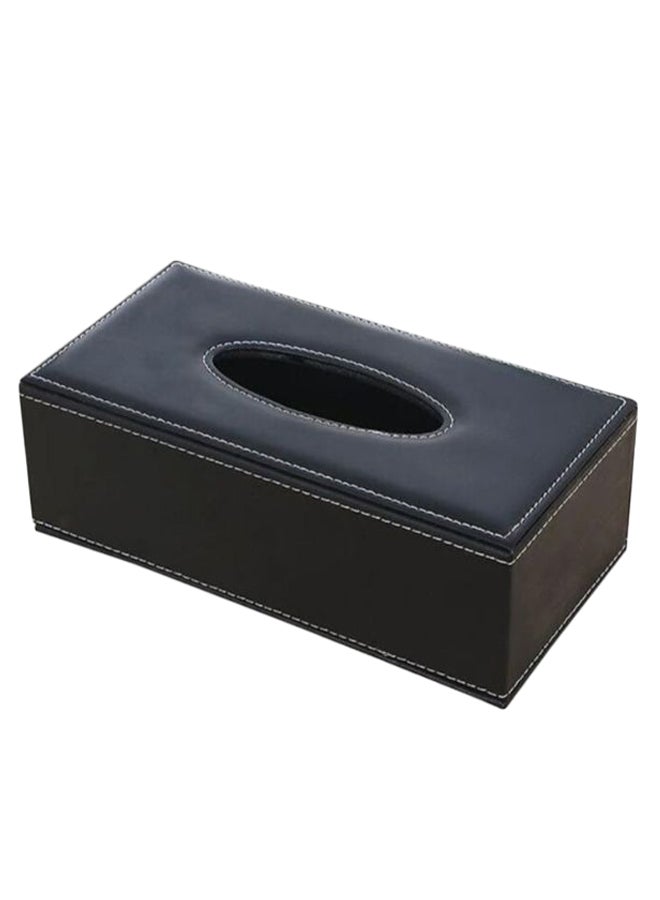 Generic Rectangle Shaped Tissue Box Black  - Image 3