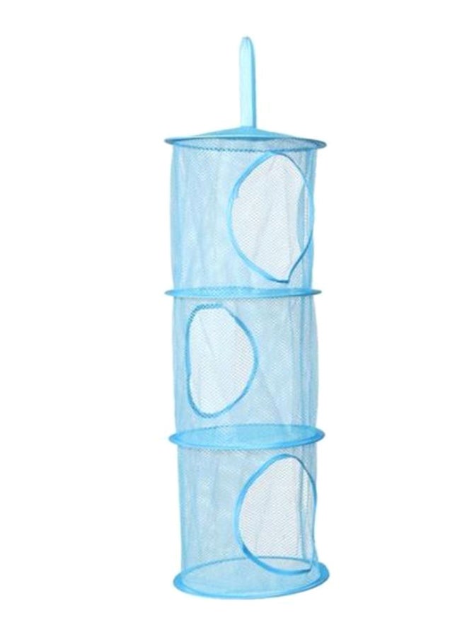 Door Closet Hanging Storage Net Blue  - Image 1
