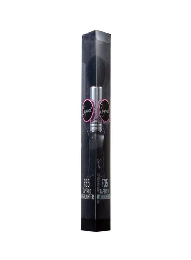 F35 Tapered Highlighter Brush Black