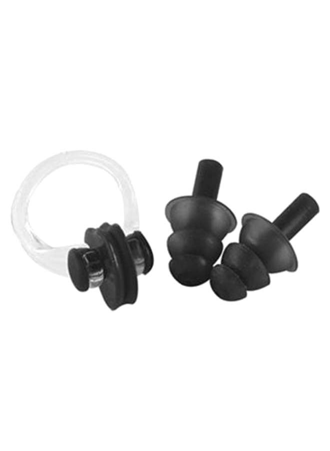Generic Pair Of Silicone Ear Plugs And Nose Clip Set - Image 1