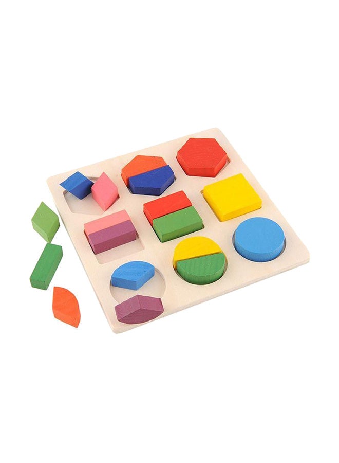 Generic Geometric Fraction Montessori Wooden Toy 