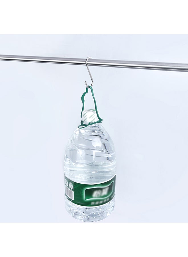 10-Piece Stainless Steel S Shaped Hook Silver 1.50x11x0.25cm  - Image 5