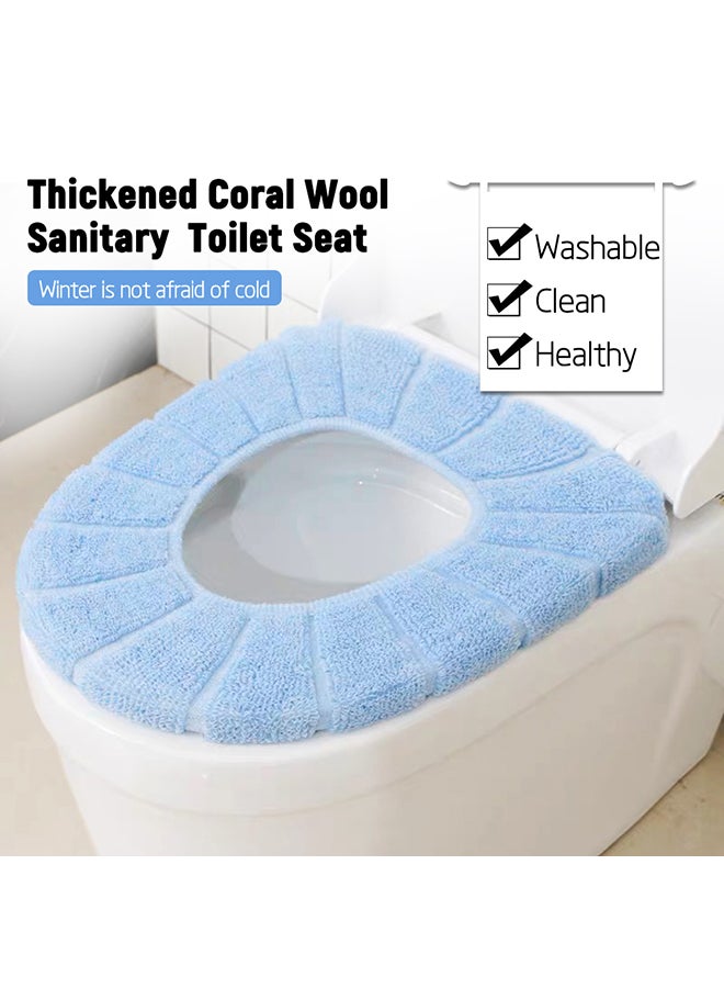 Generic Toilet Seat Cover Light Blue 2x30x0.072centimeter  - Image 2