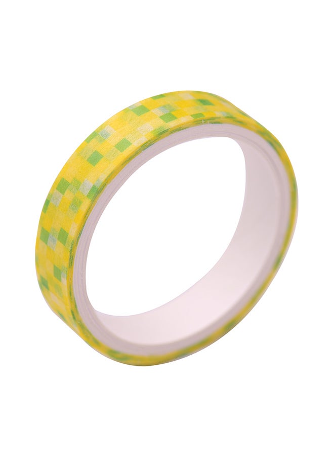 Generic 10-Piece Arts Journals Decoration Diy Gift Packing Tap Set Light yellow  - Image 3