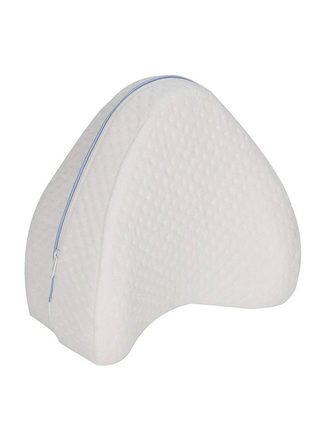 Generic - Leg Pillow With Memory Foam Combination White 12inch - Image 1