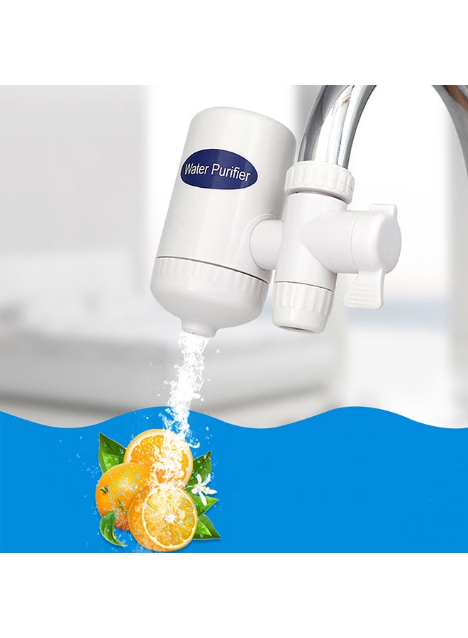 Faucet Water Filter With Activated Carbon White 12.5cm
