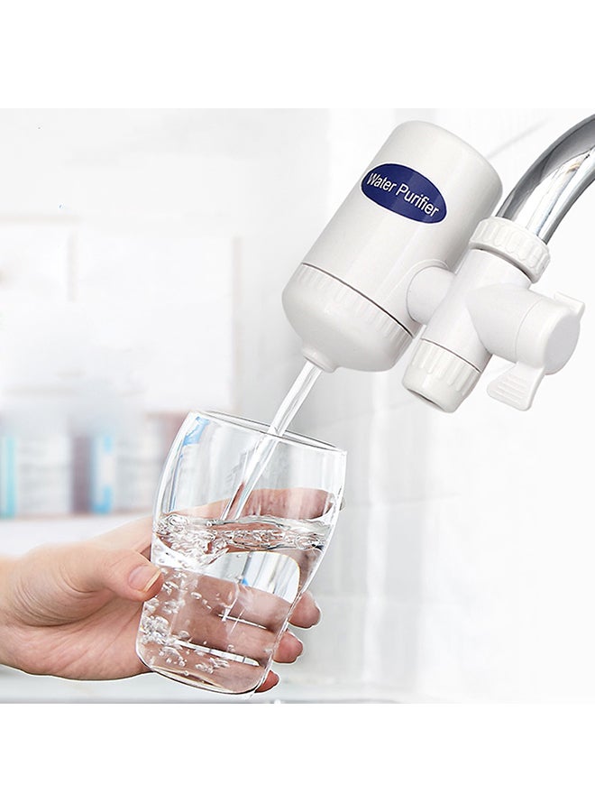 Faucet Water Filter With Activated Carbon White 12.5cm