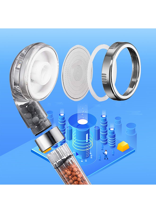 High Pressure Shower Head Silver 2.36inch  - Image 4