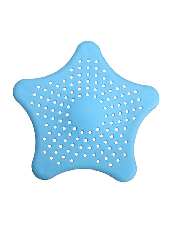U-HOOME 5-Piece Starfish Shaped Anti-Clogging Drain Stopper Blue  - Image 1