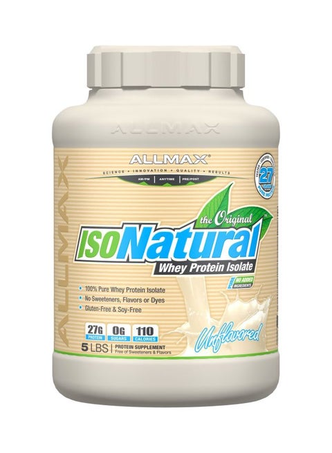IsoNatural Pure Whey Protein Isolate Supplement