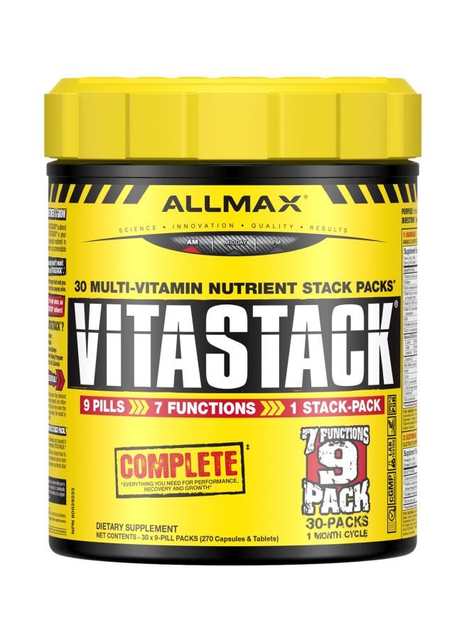 أولماكس نيوتريشن مكمل غذائي فيتاستاك - 270 كبسولة وتابلت