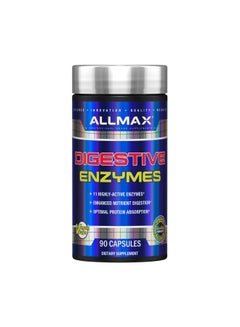 AllMax Nutrition Digestive Enzymes Dietary Supplement - 90 Capsules 
