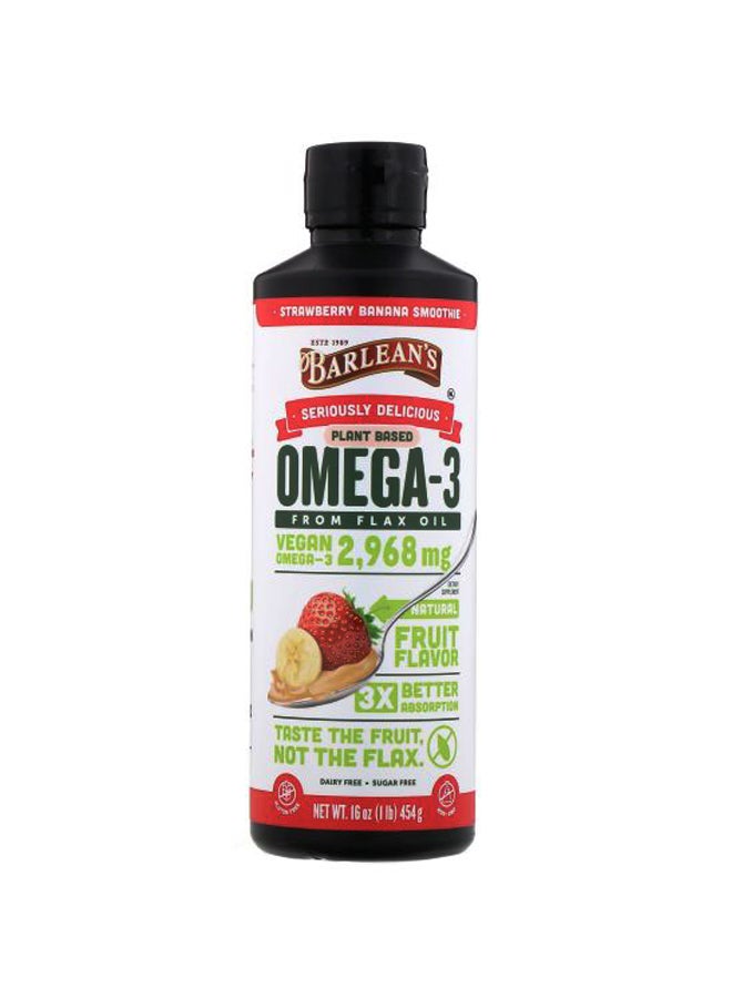 BARLEAN'S Seriously Delicious Plant Based Omega-3 Dietary Supplement