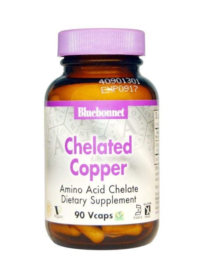 بلو بونيه مكمل غذائي من النحاس المستخلب - 90 كبسولة نباتية .
