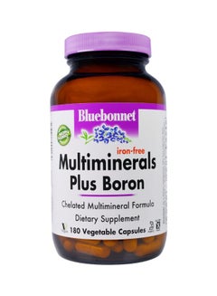 Bluebonnet Nutrition Multiminerals Plus Boron Dietary Supplement - 180 Vegetable Capsules 