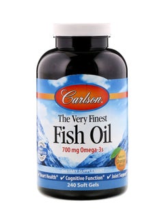كارلسون لابس مكمل غذائي The Very Finest Fish Oil، بعبوة سعة 700 جم -يحتوي على 240 كبسولة هلامية 