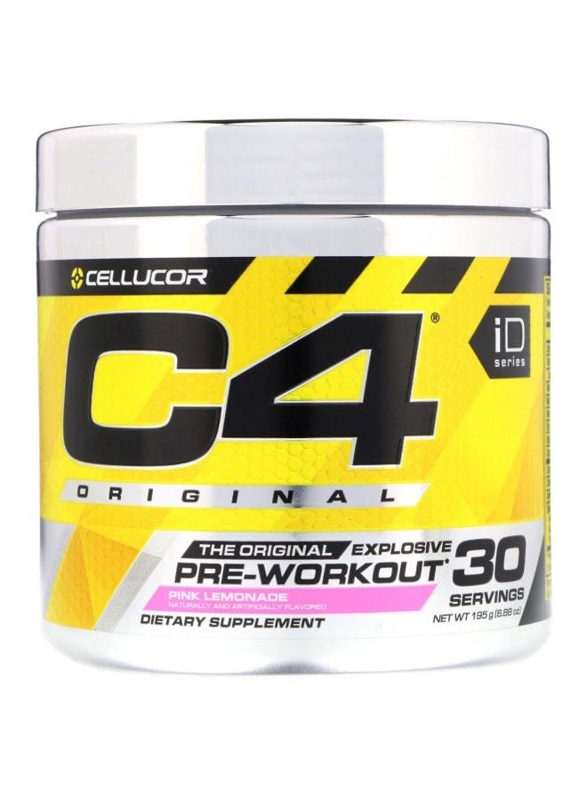CELLUCOR C4 Original Explosive Pre-Workout - Pink Lemonade - 30 Servings  - Image 1